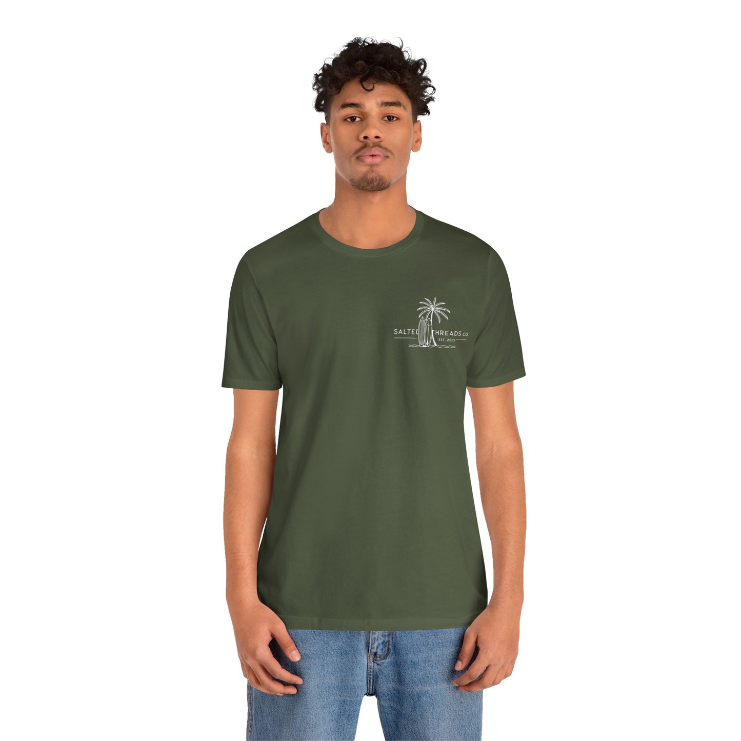 Stay Salty Penguin Unisex Short Sleeve Tee