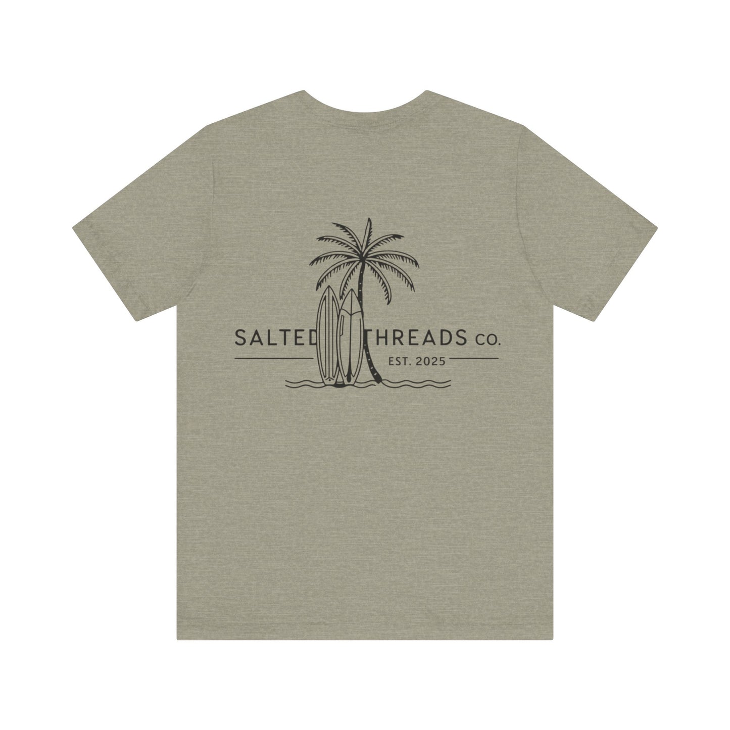 Beach Life Unisex Tee Heather Stone