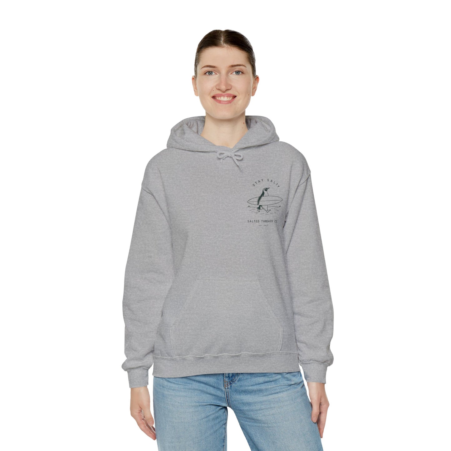 Stay Salty Penguin – Cozy Heavy Blend Hoodie