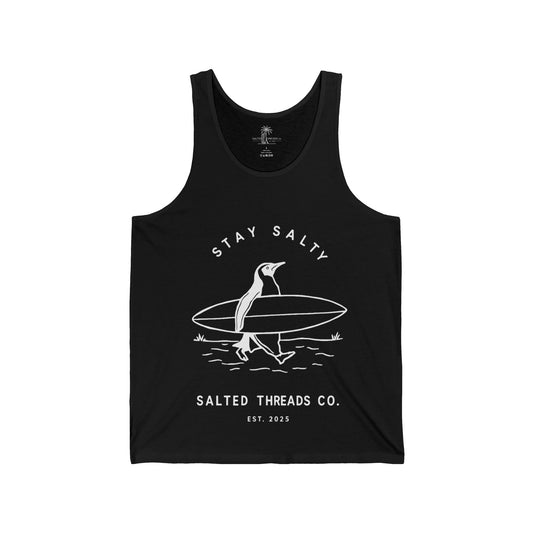 Stay Salty Unisex Jersey Tank Top - Perfect for Beach Lovers