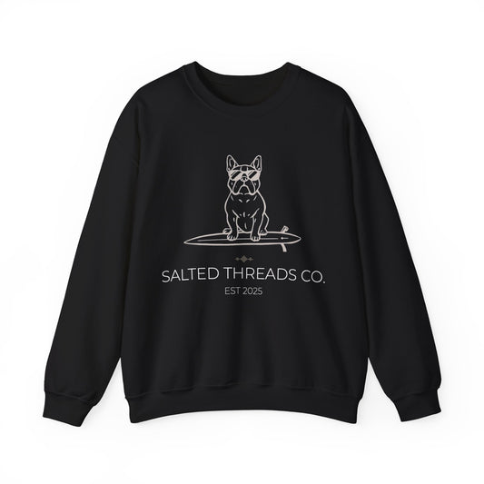 Salted Threads Co. French Bulldog Unisex Heavy Blend™ Crewneck Sweatshirt