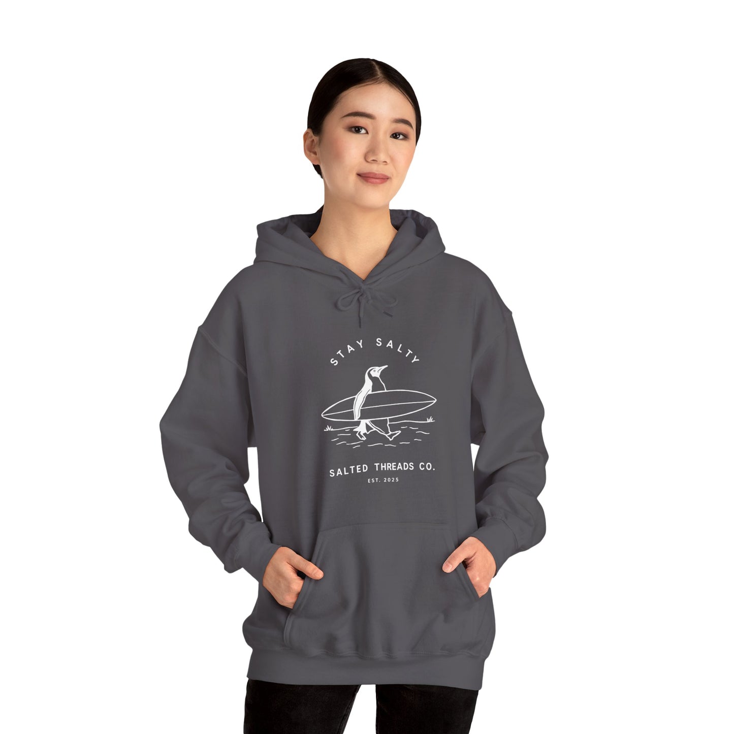 Stay Salty Unisex Hoodie - Perfect for Surf Lovers and Beach Days