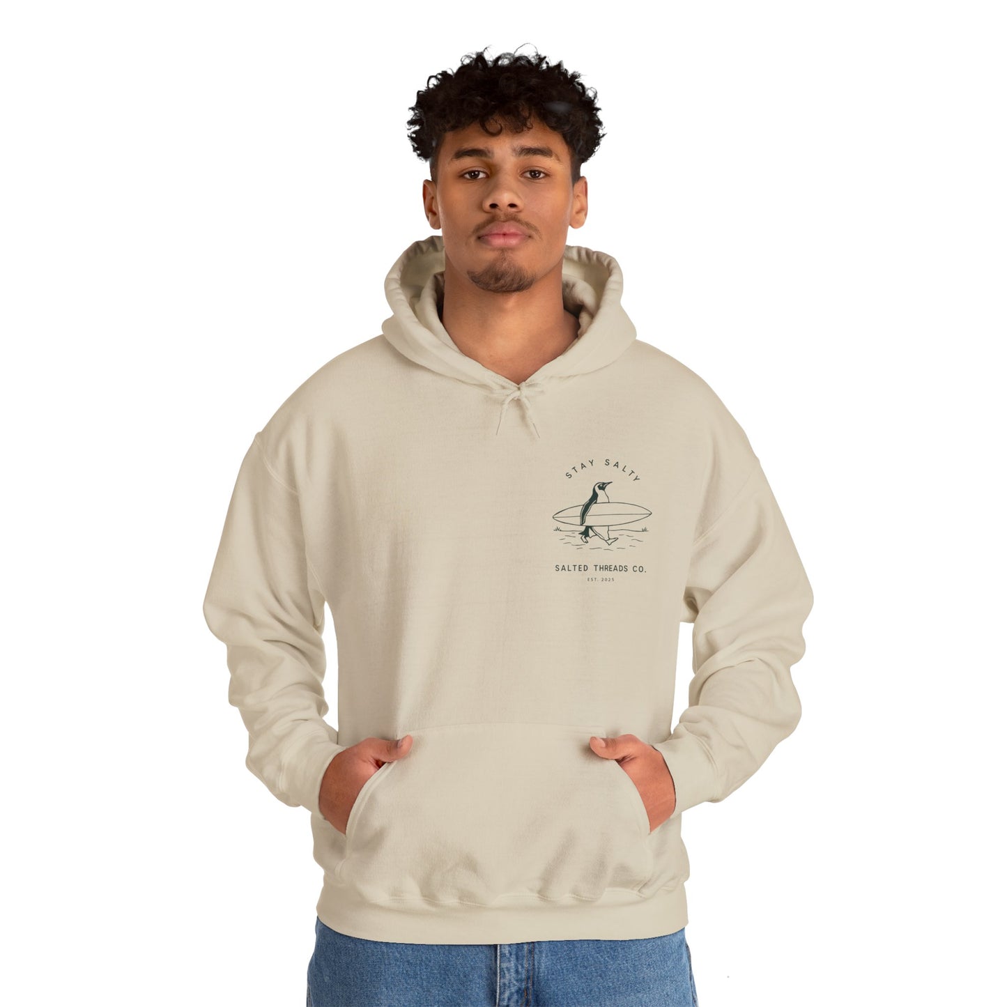 Stay Salty Penguin – Cozy Heavy Blend Hoodie