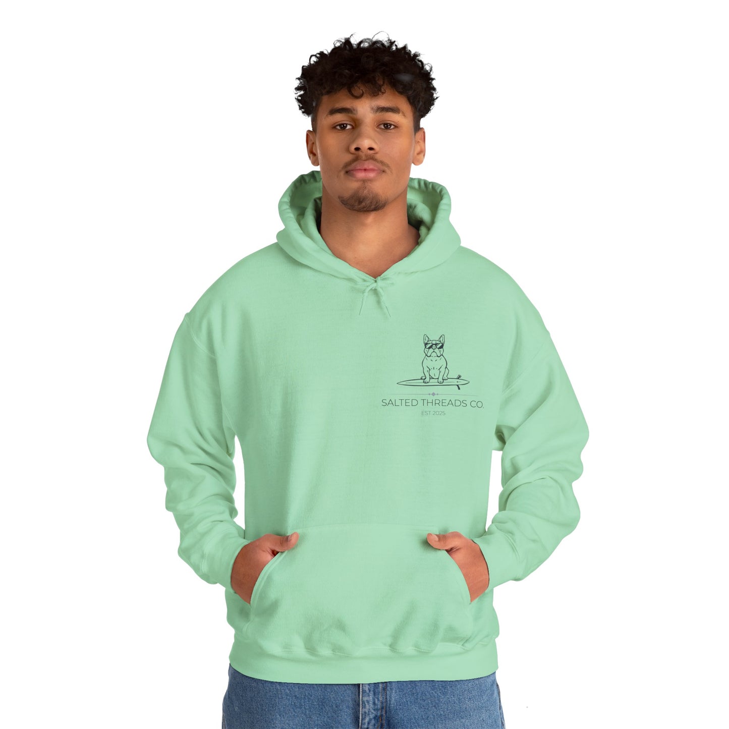 Salted Threads Co. Surf dog Hoodie