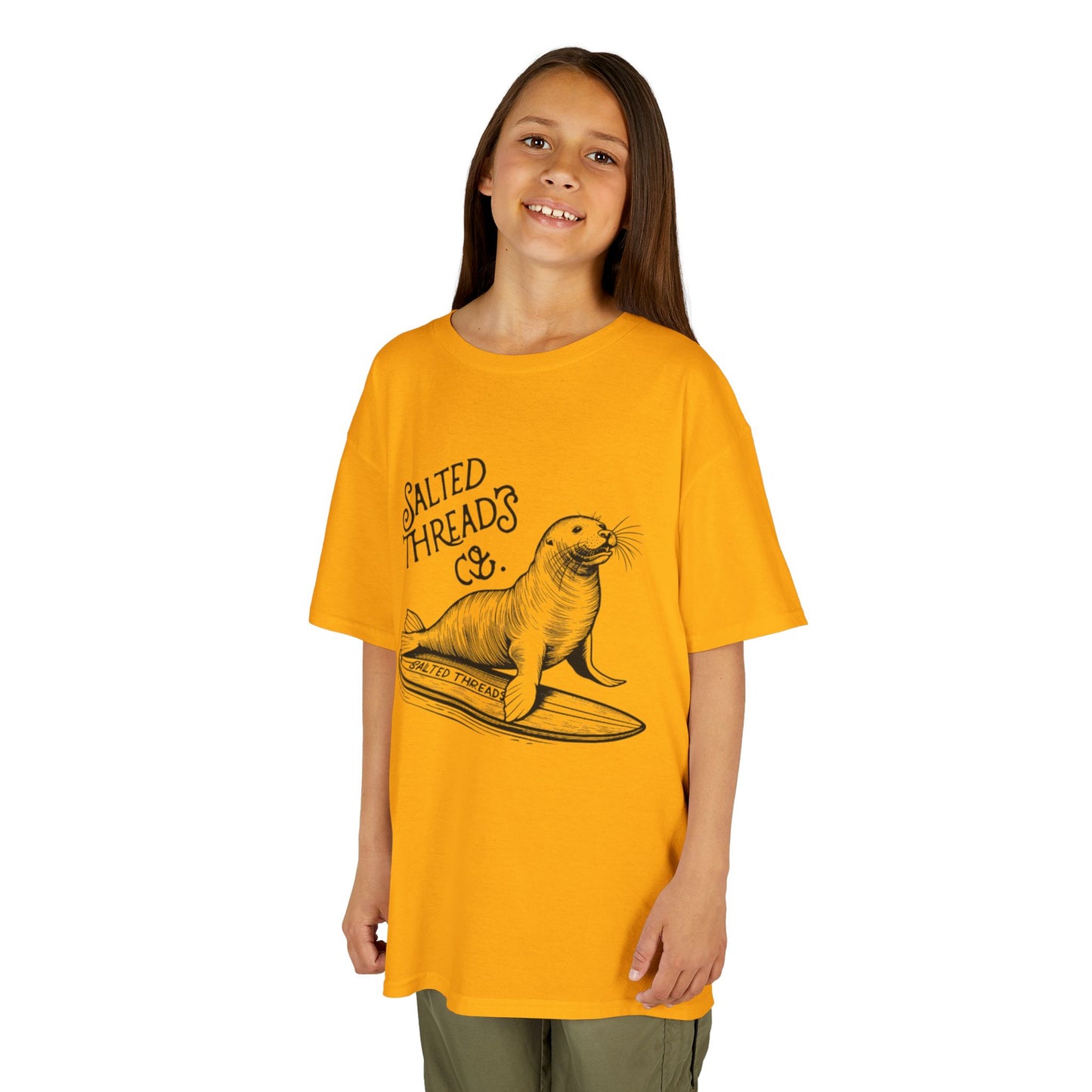 Salted Threads Sea lion Kids T-Shirt