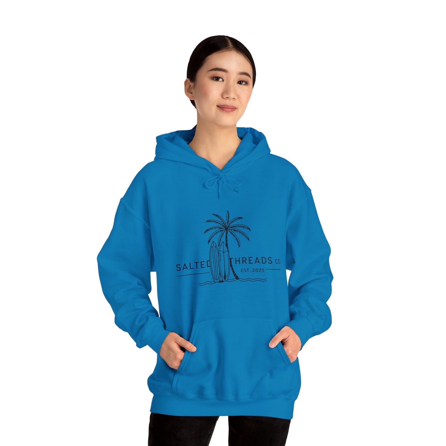 Beach Vibes Hooded Sweatshirt Sapphire