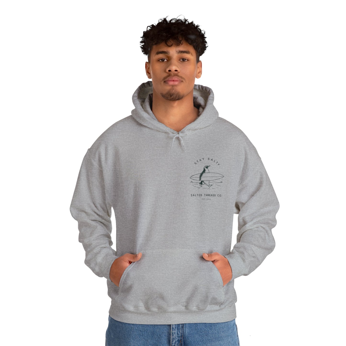 Stay Salty Penguin – Cozy Heavy Blend Hoodie