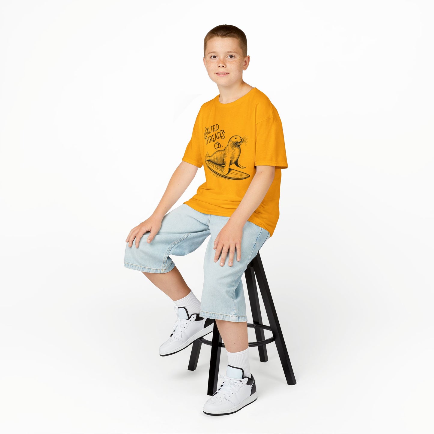 Salted Threads Sea lion Kids T-Shirt