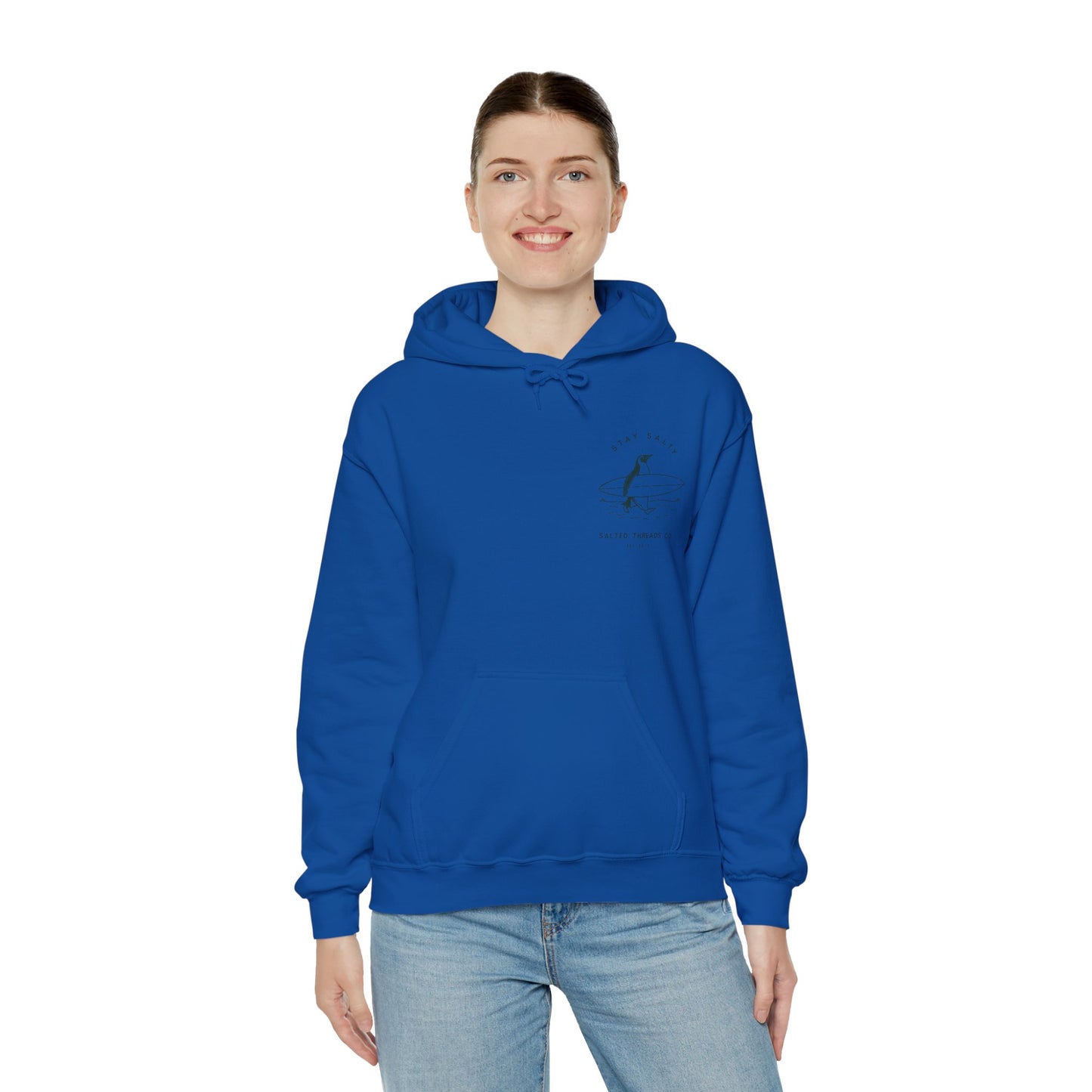 Stay Salty Penguin – Cozy Heavy Blend Hoodie