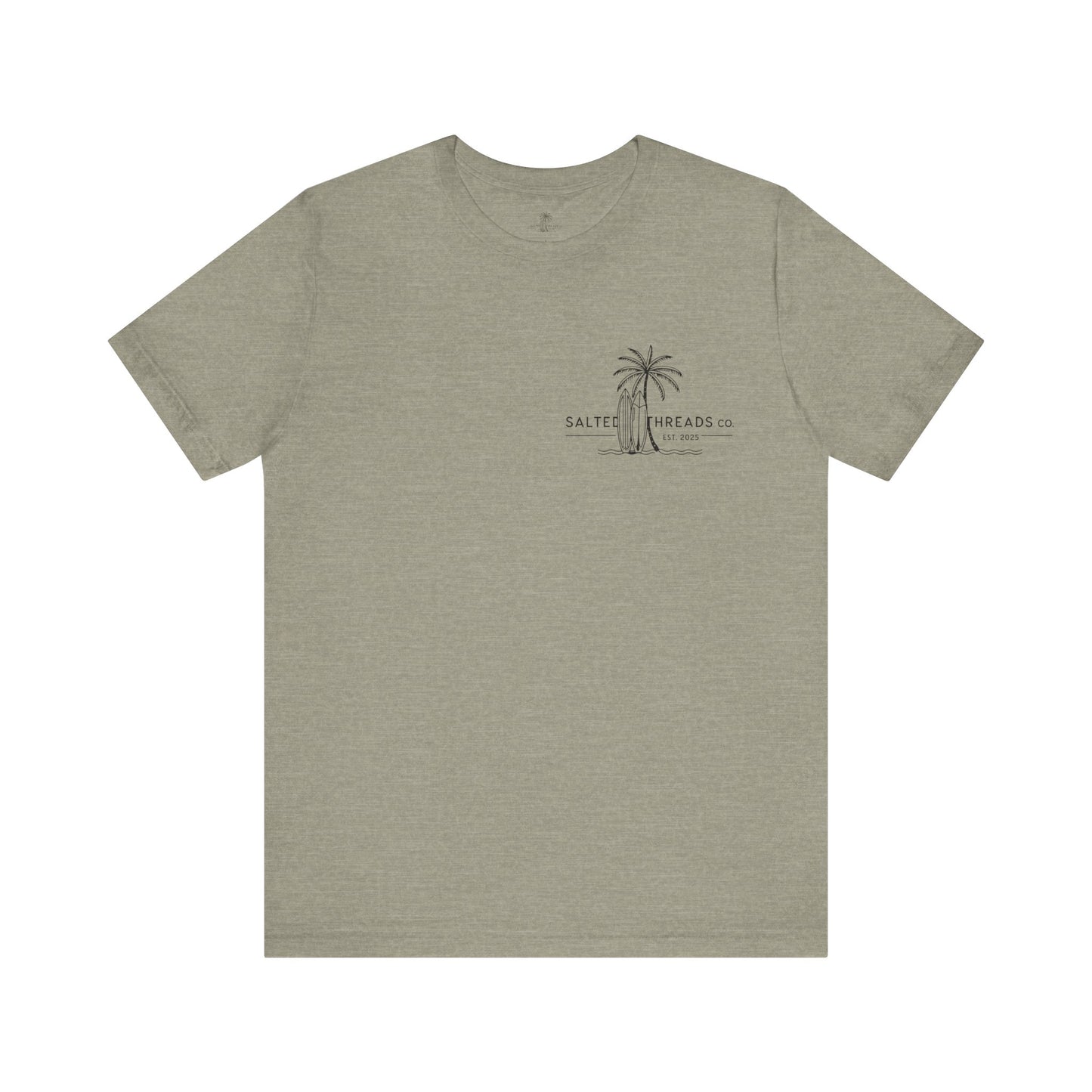 Beach Life Unisex Tee Heather Stone