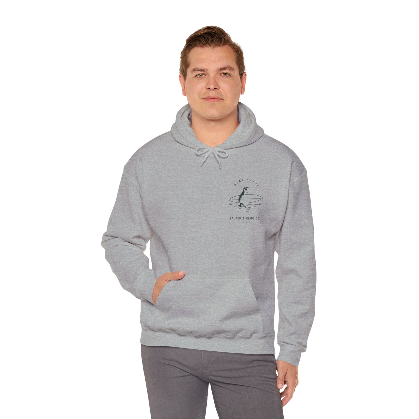 Stay Salty Penguin – Cozy Heavy Blend Hoodie