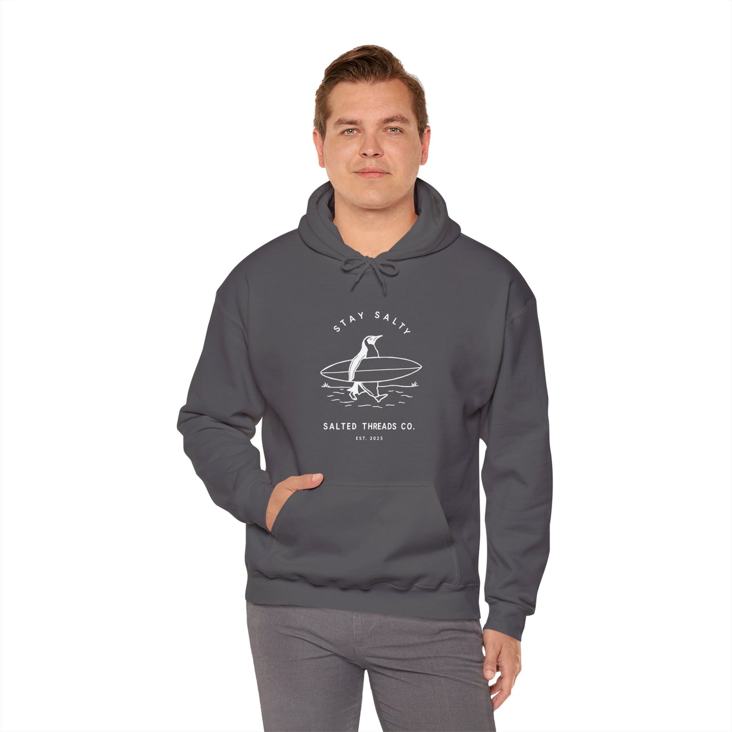 Stay Salty Unisex Hoodie - Perfect for Surf Lovers and Beach Days