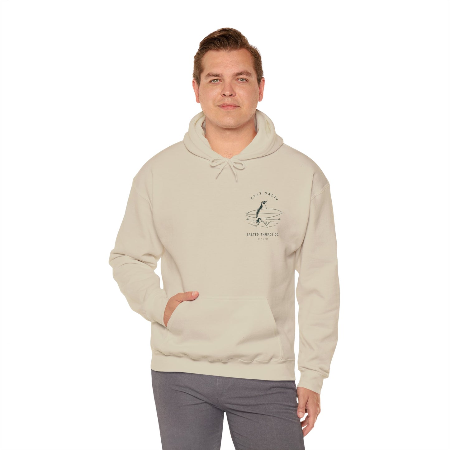 Stay Salty Penguin – Cozy Heavy Blend Hoodie