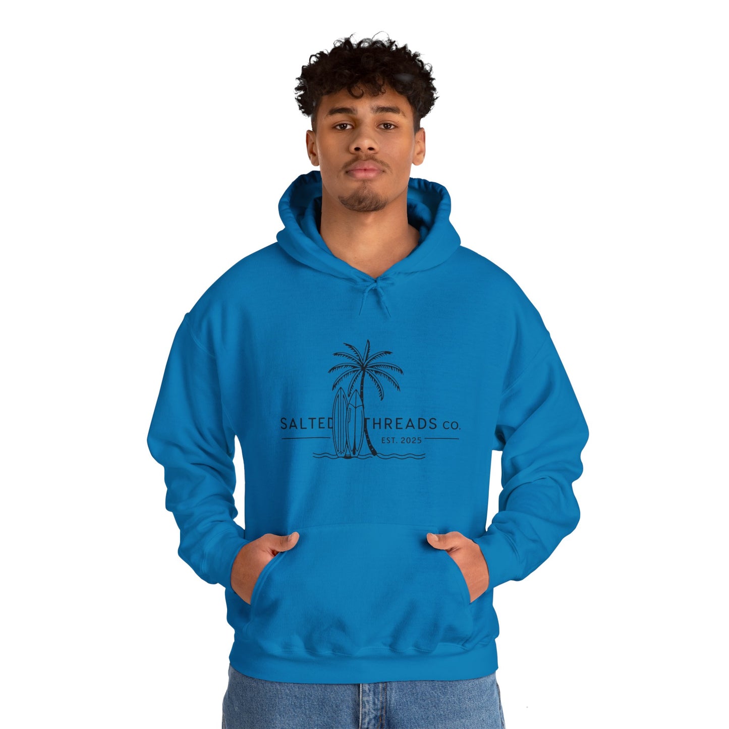 Beach Vibes Hooded Sweatshirt Sapphire