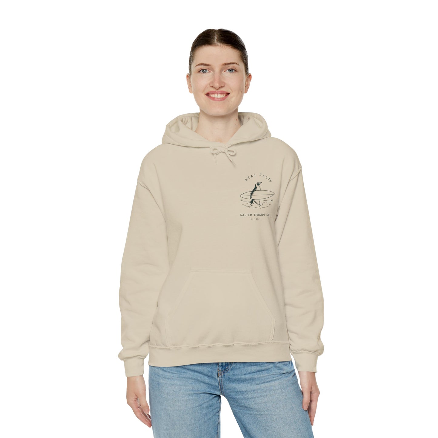 Stay Salty Penguin – Cozy Heavy Blend Hoodie