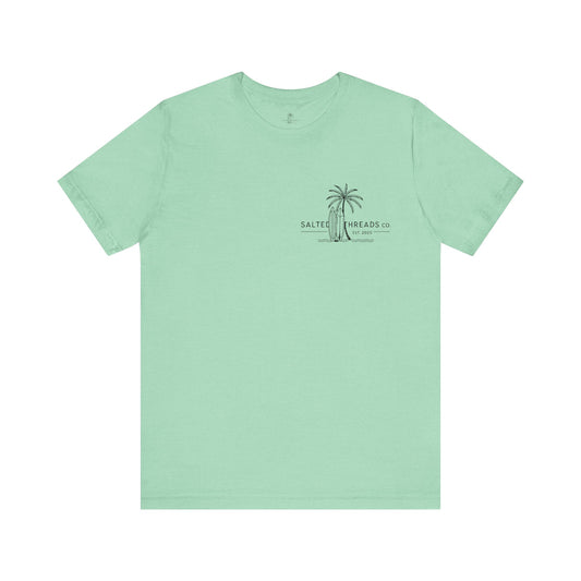 Beach Life Unisex Tee Heather Mint