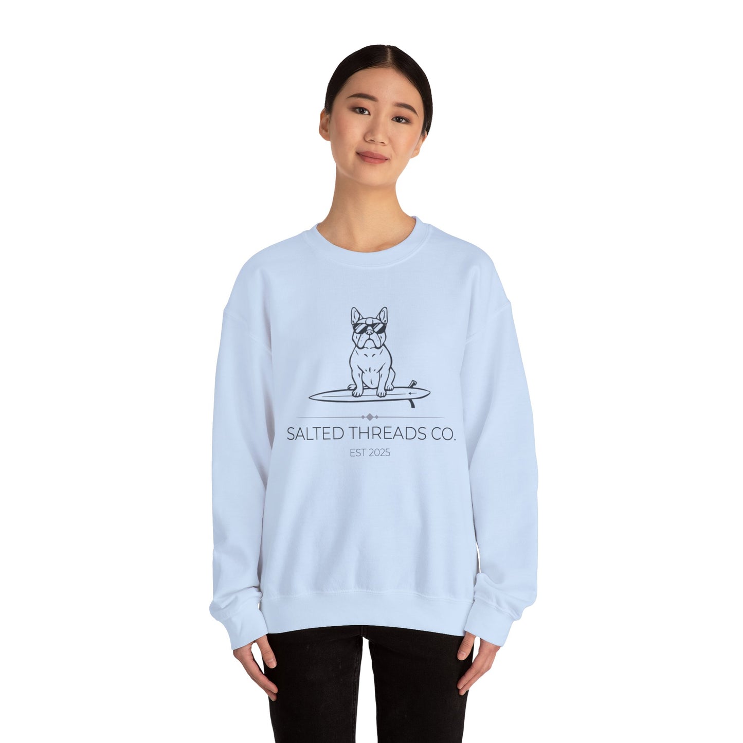 Salted Threads Co. French Bulldog Crewneck Sweatshirt