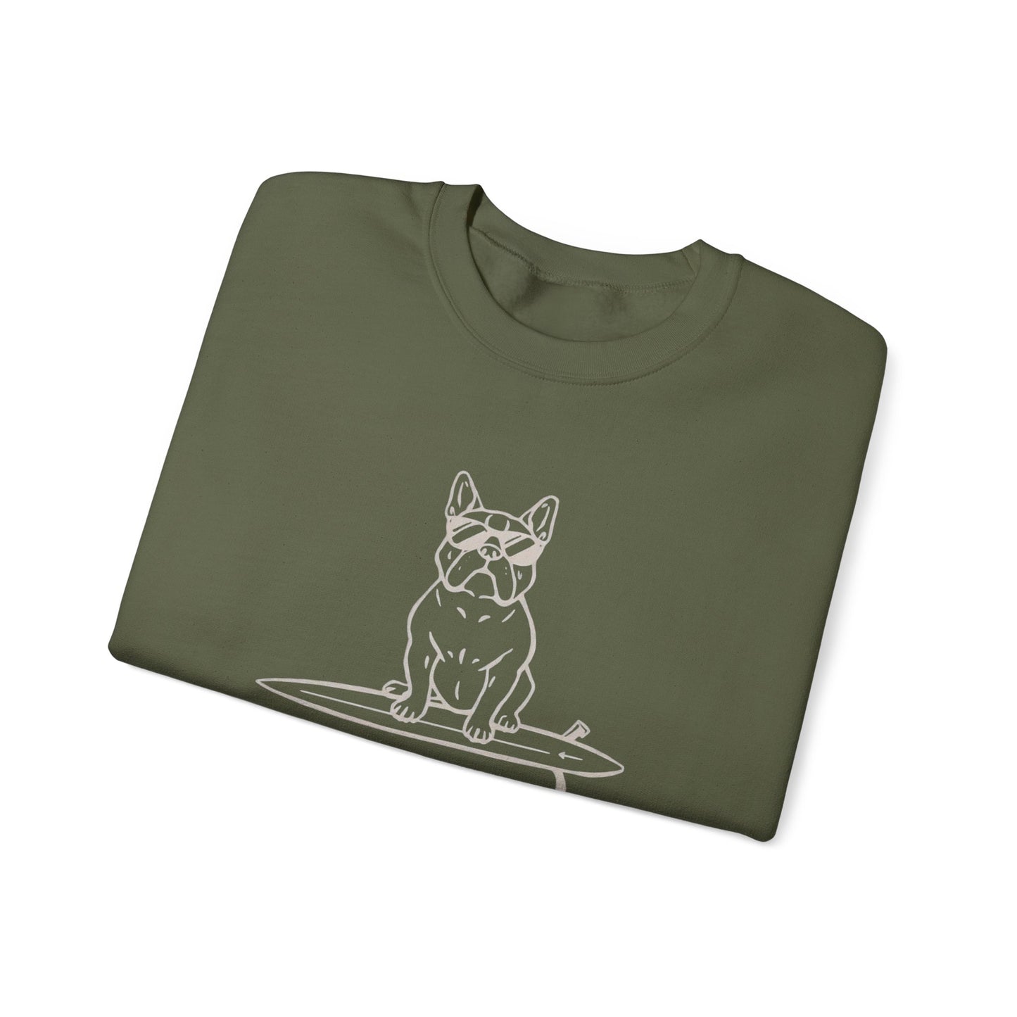 Salted Threads Co. French Bulldog Unisex Heavy Blend™ Crewneck Sweatshirt