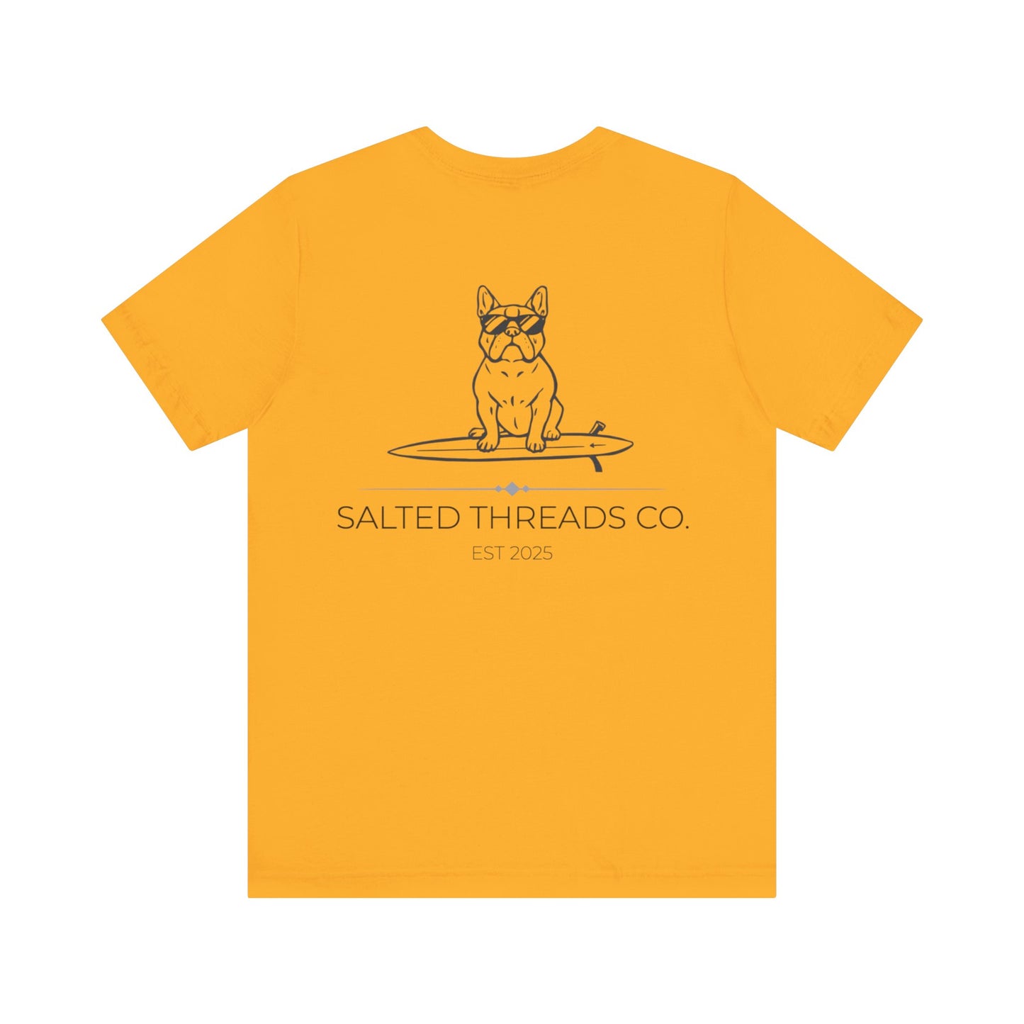 Salted Threads Co. Unisex Surf Dog Tee - Casual Summer Wear