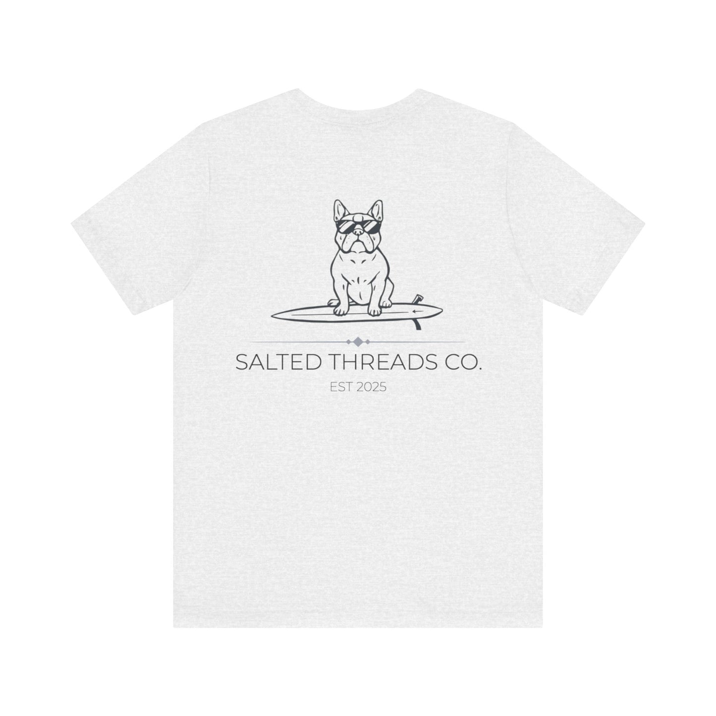 Salted Threads Co. Unisex Surf Dog Tee - Casual Summer Wear