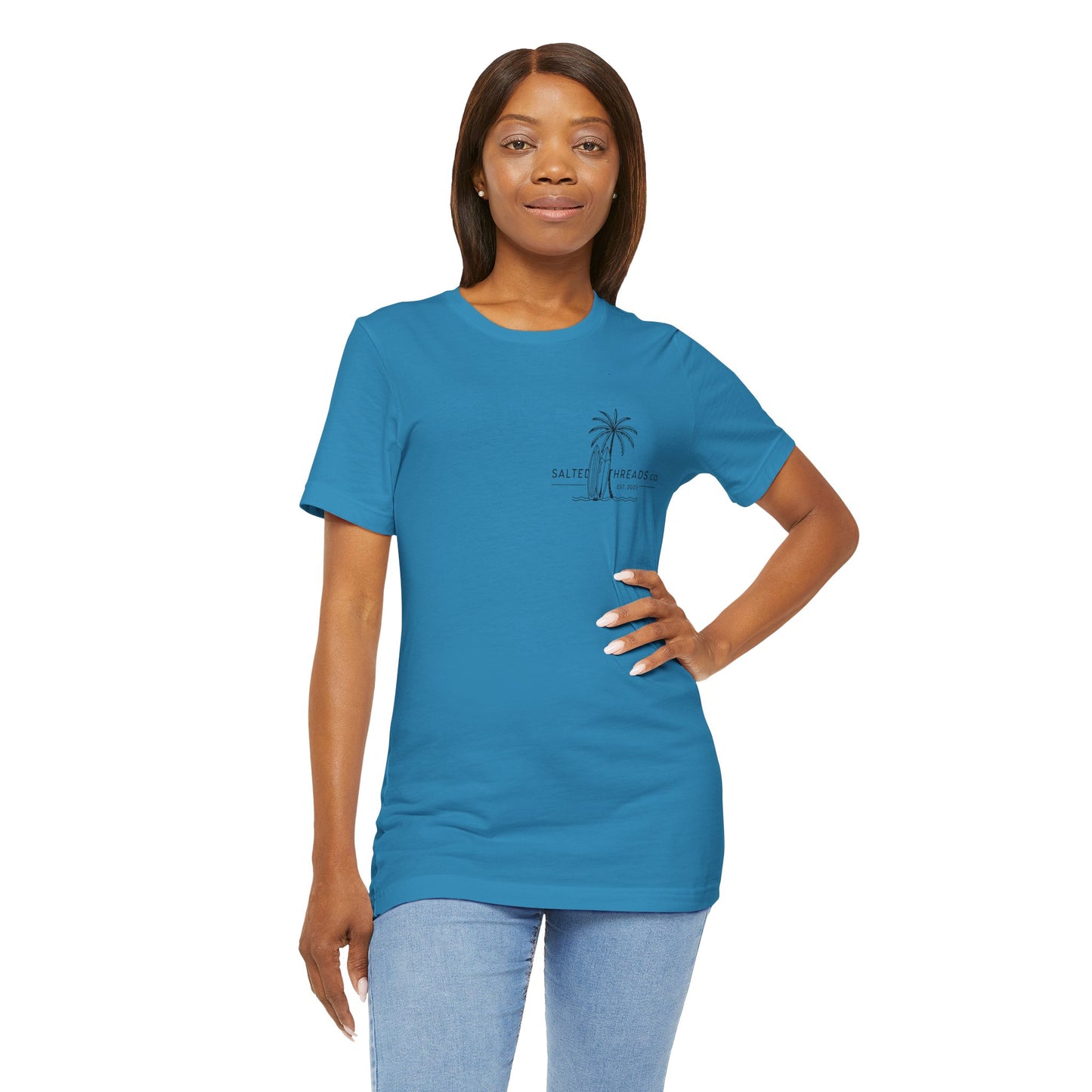 Beach Life Unisex Tee Aqua