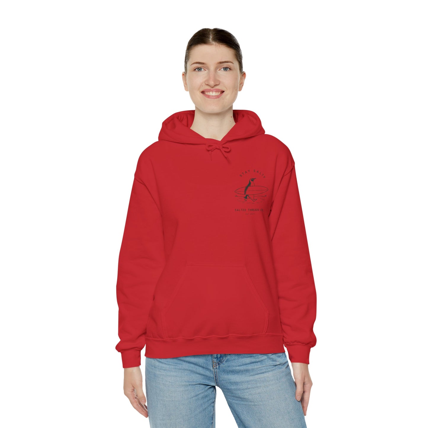 Stay Salty Penguin – Cozy Heavy Blend Hoodie