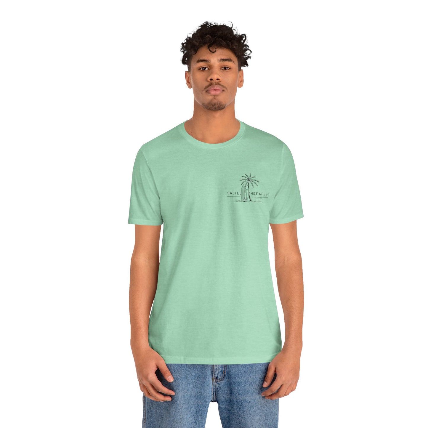 Salted Threads Co. Unisex Surf Dog Tee - Casual Summer Wear