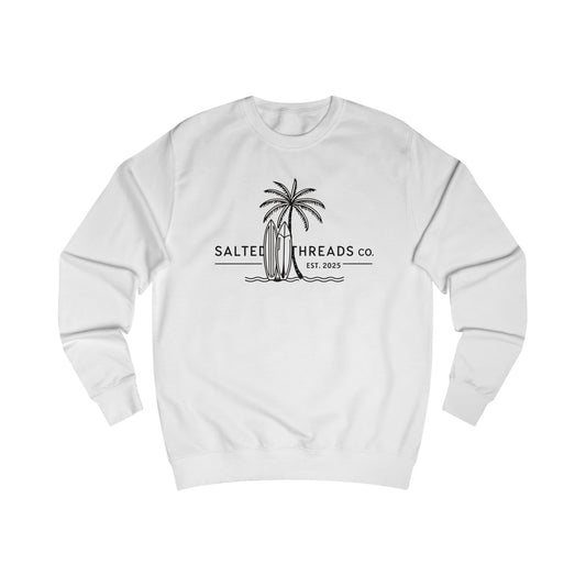 Beach Life Unisex Sweatshirt - Look Great on the Beach - Arctic White