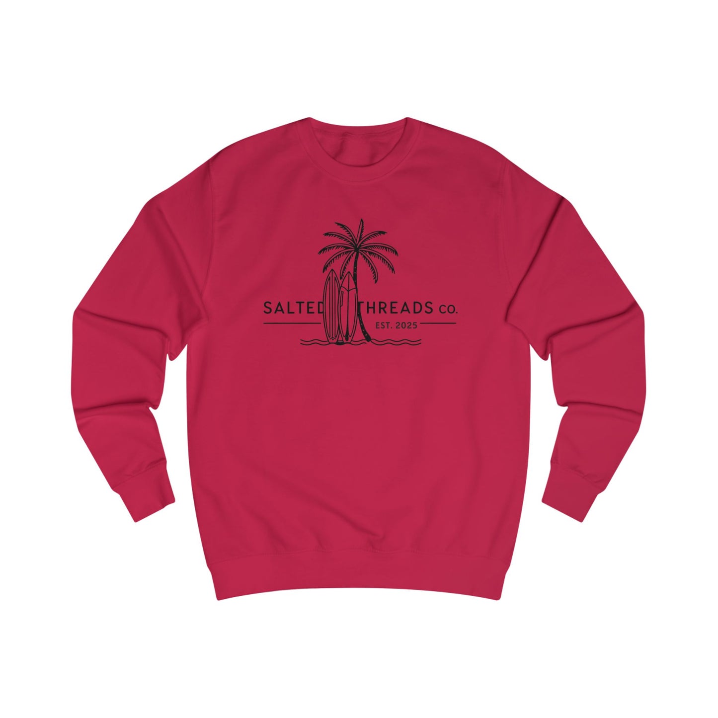 Beach Life Unisex Sweatshirt - Look Great on the Beach - Fire Red