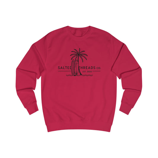 Beach Life Unisex Sweatshirt - Look Great on the Beach - Fire Red