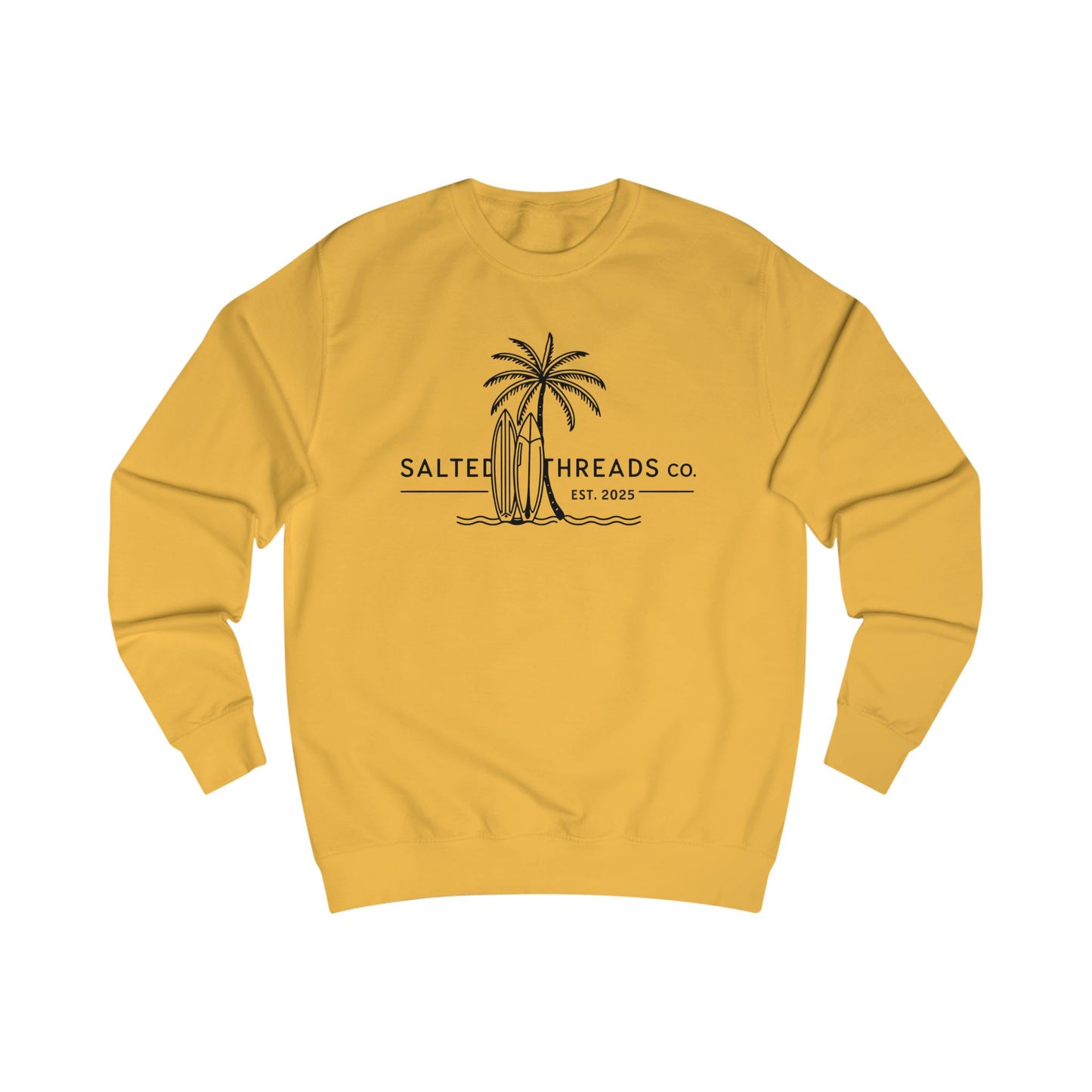 Beach Life Unisex Sweatshirt - Look Great on the Beach - Gold