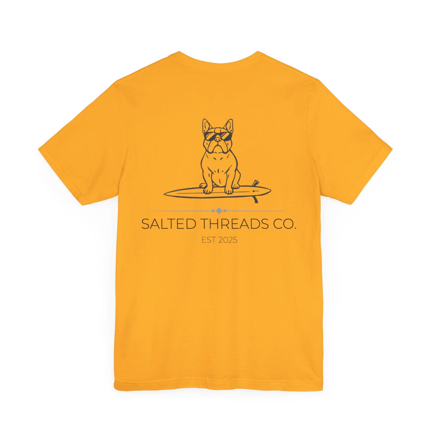 Salted Threads Co. Unisex Surf Dog Tee - Casual Summer Wear