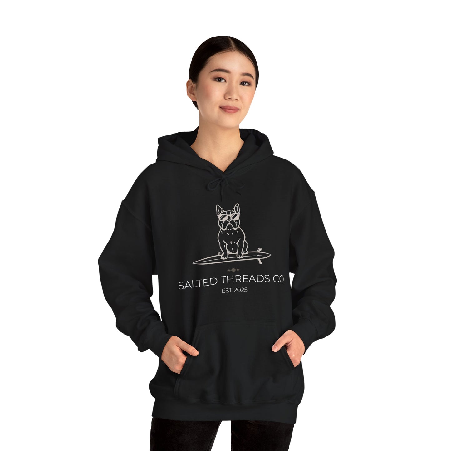 Salted Threads French Bull Hoodie - Unisex Heavy Blend™ Sweatshirt - D