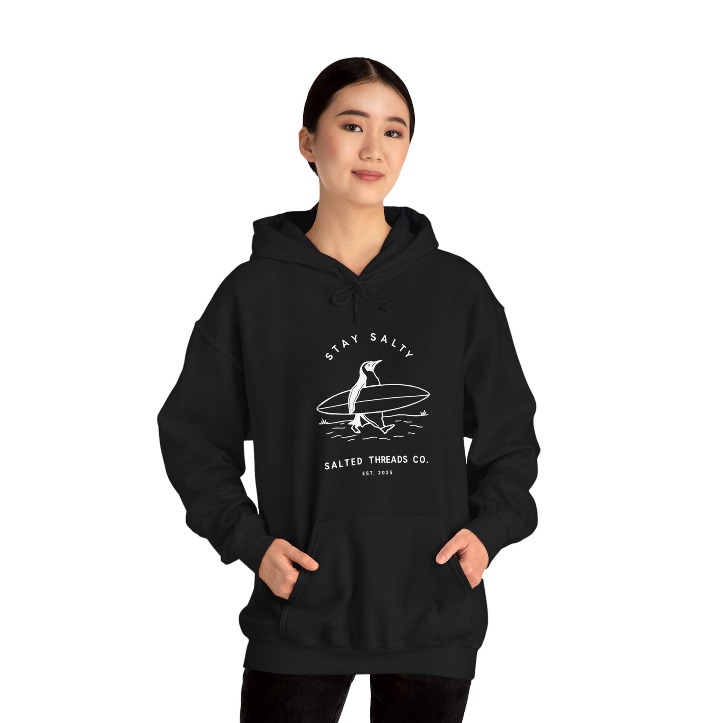 Stay Salty Unisex Hoodie - Perfect for Surf Lovers and Beach Days