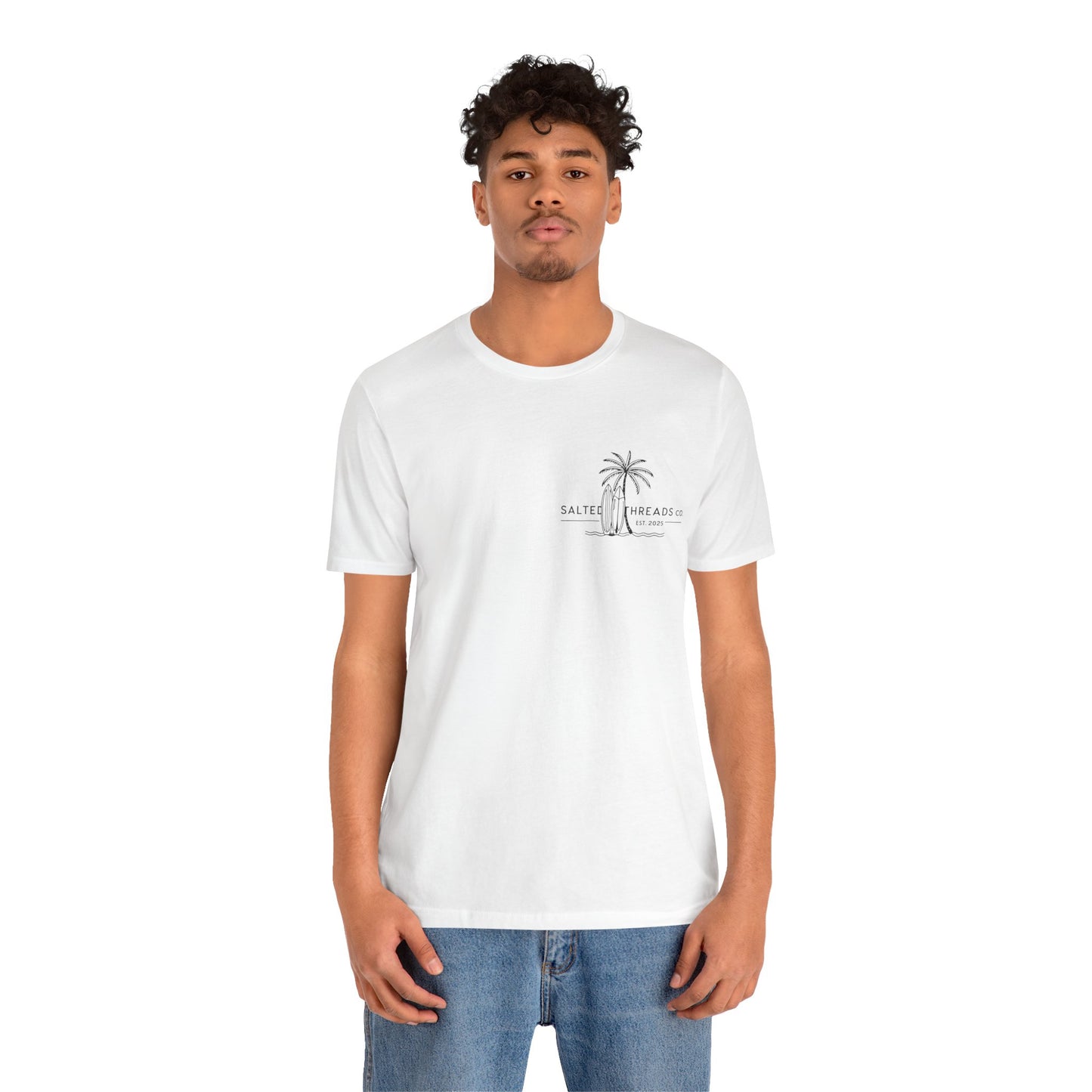 Beach Life Unisex Tee White