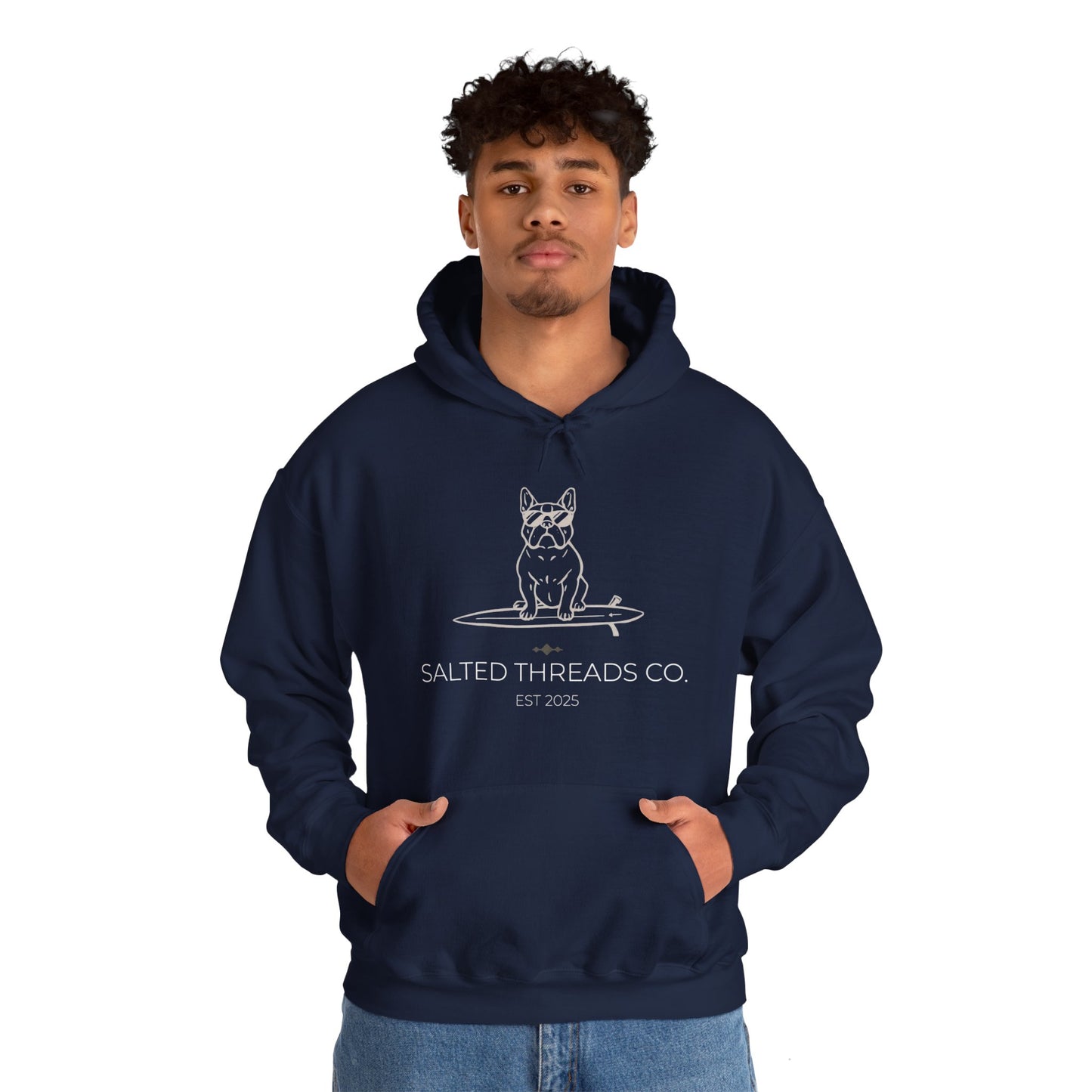 Salted Threads French Bull Hoodie - Unisex Heavy Blend™ Sweatshirt - D