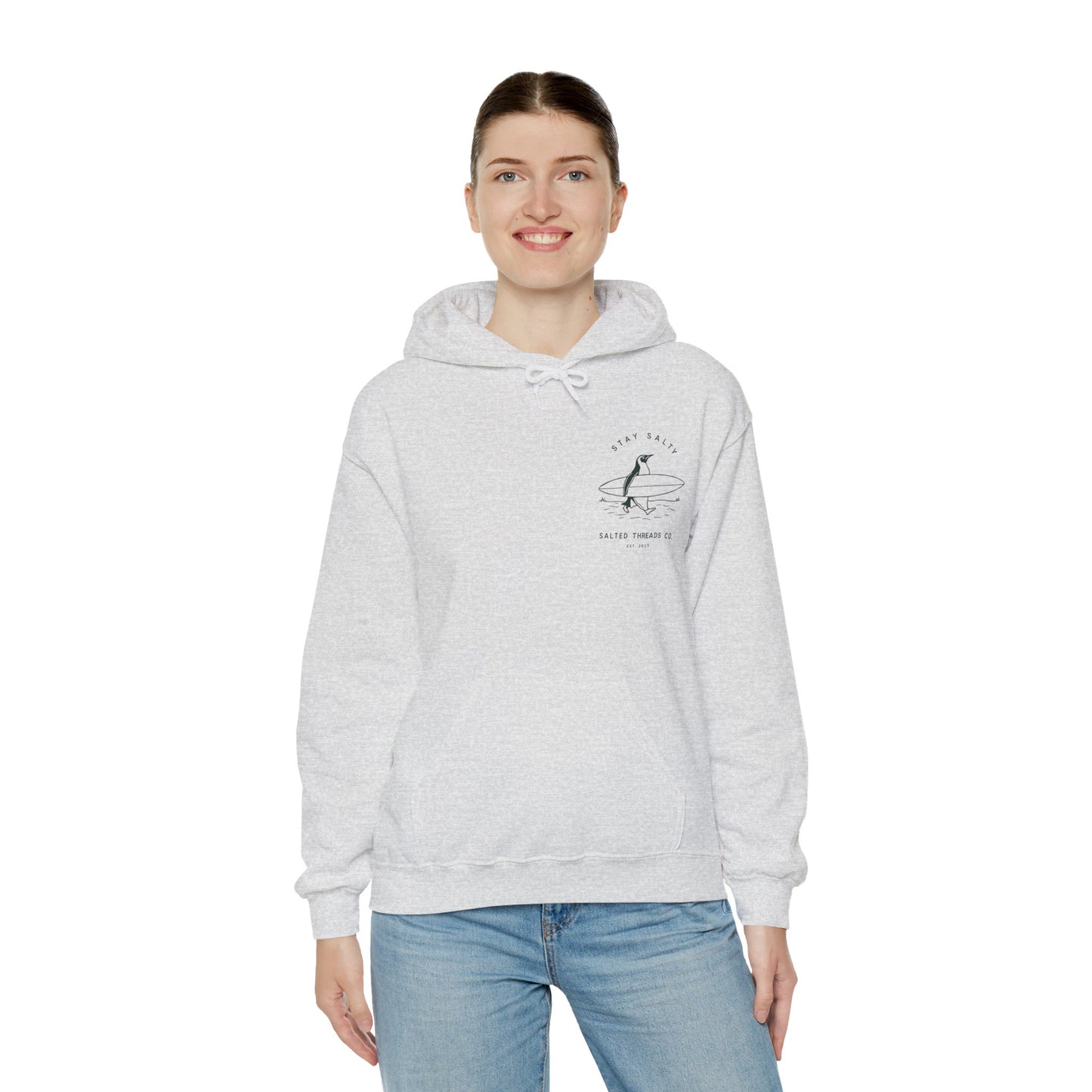 Stay Salty Penguin – Cozy Heavy Blend Hoodie