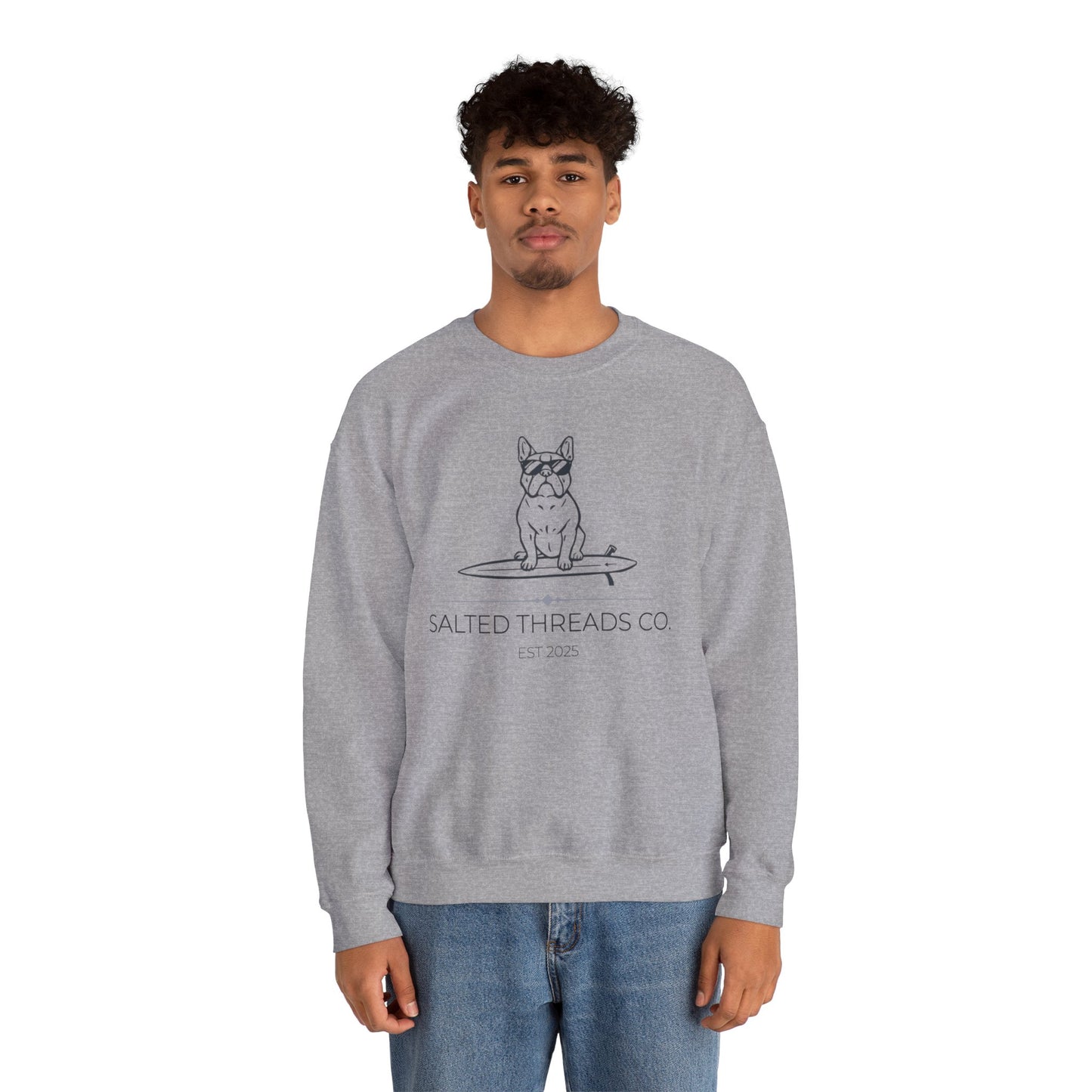 Salted Threads Co. French Bulldog Crewneck Sweatshirt