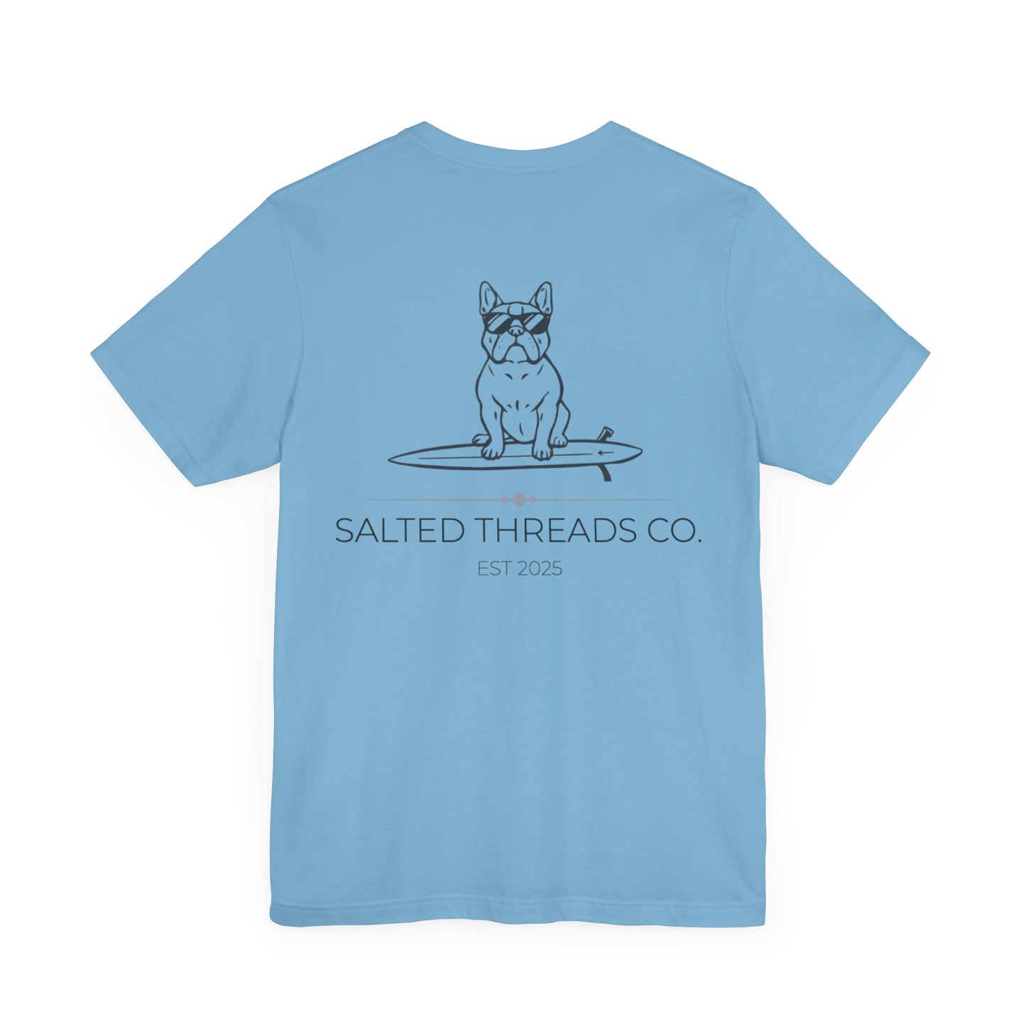 Salted Threads Co. Unisex Surf Dog Tee - Casual Summer Wear