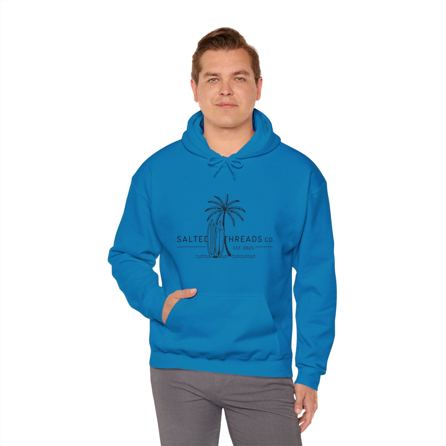 Beach Vibes Hooded Sweatshirt Sapphire