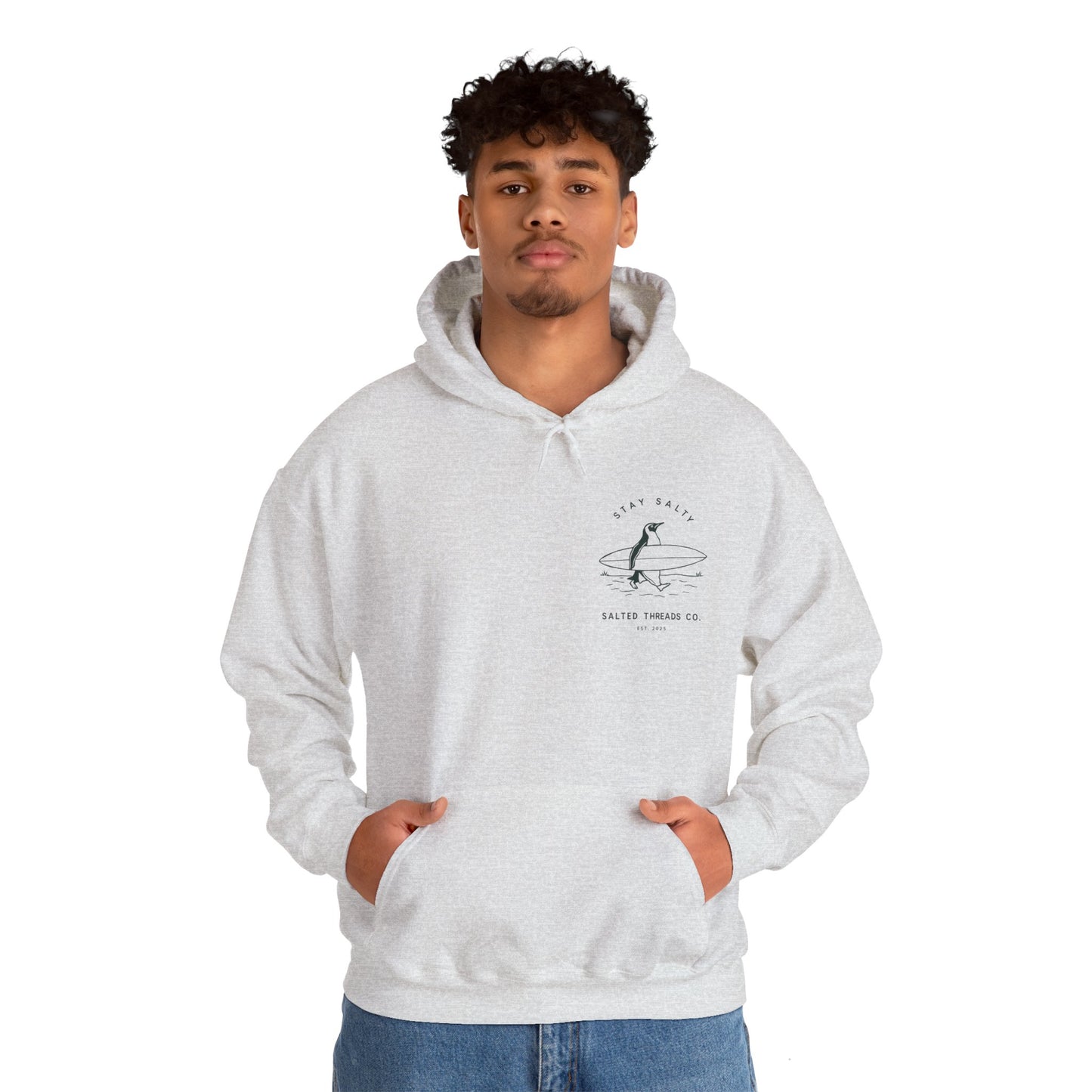 Stay Salty Penguin – Cozy Heavy Blend Hoodie