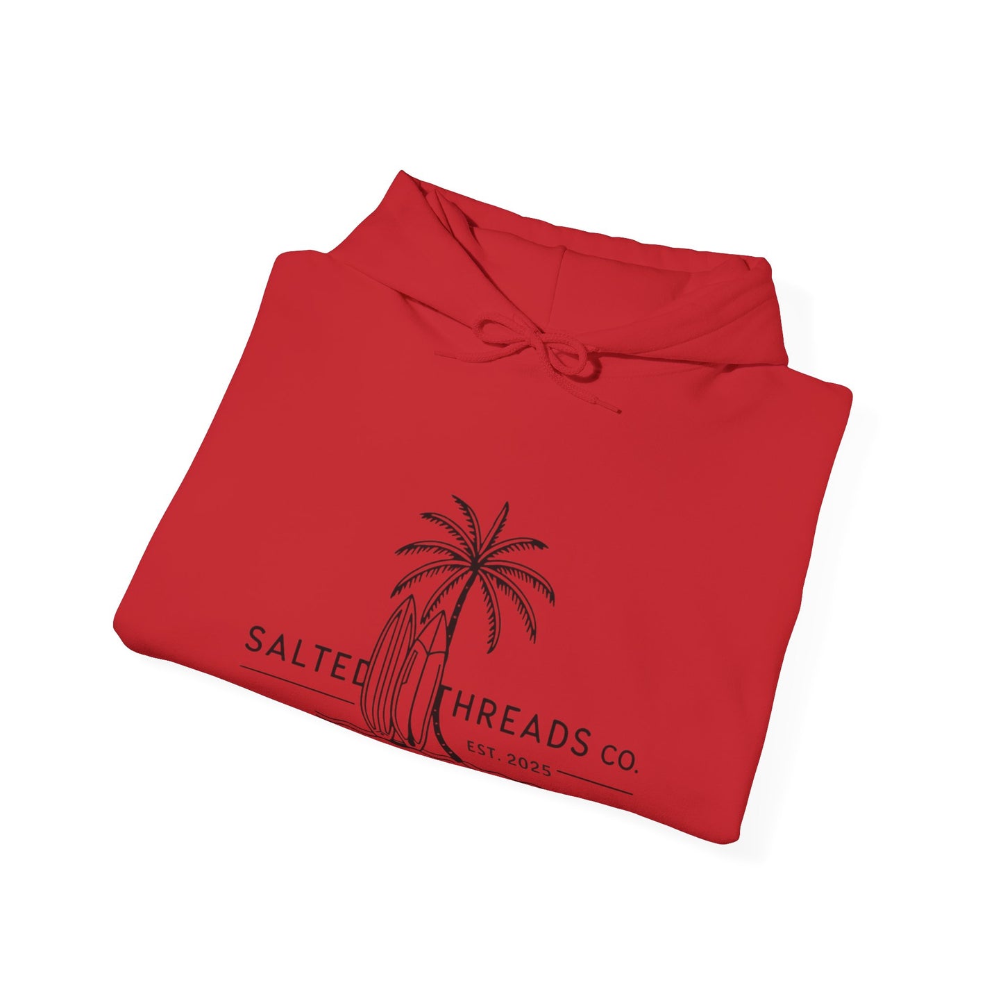 Beach Vibes Hooded Sweatshirt Red