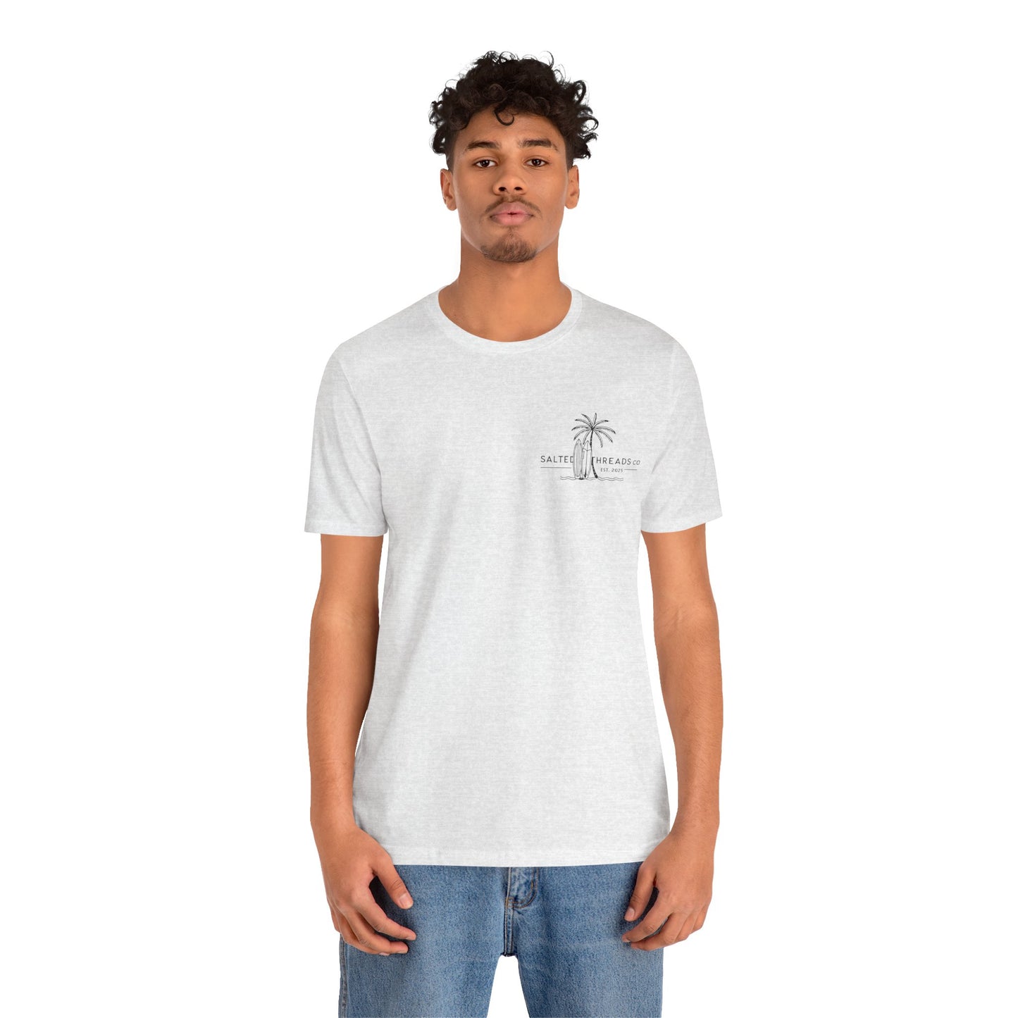 Salted Threads Co. Unisex Surf Dog Tee - Casual Summer Wear