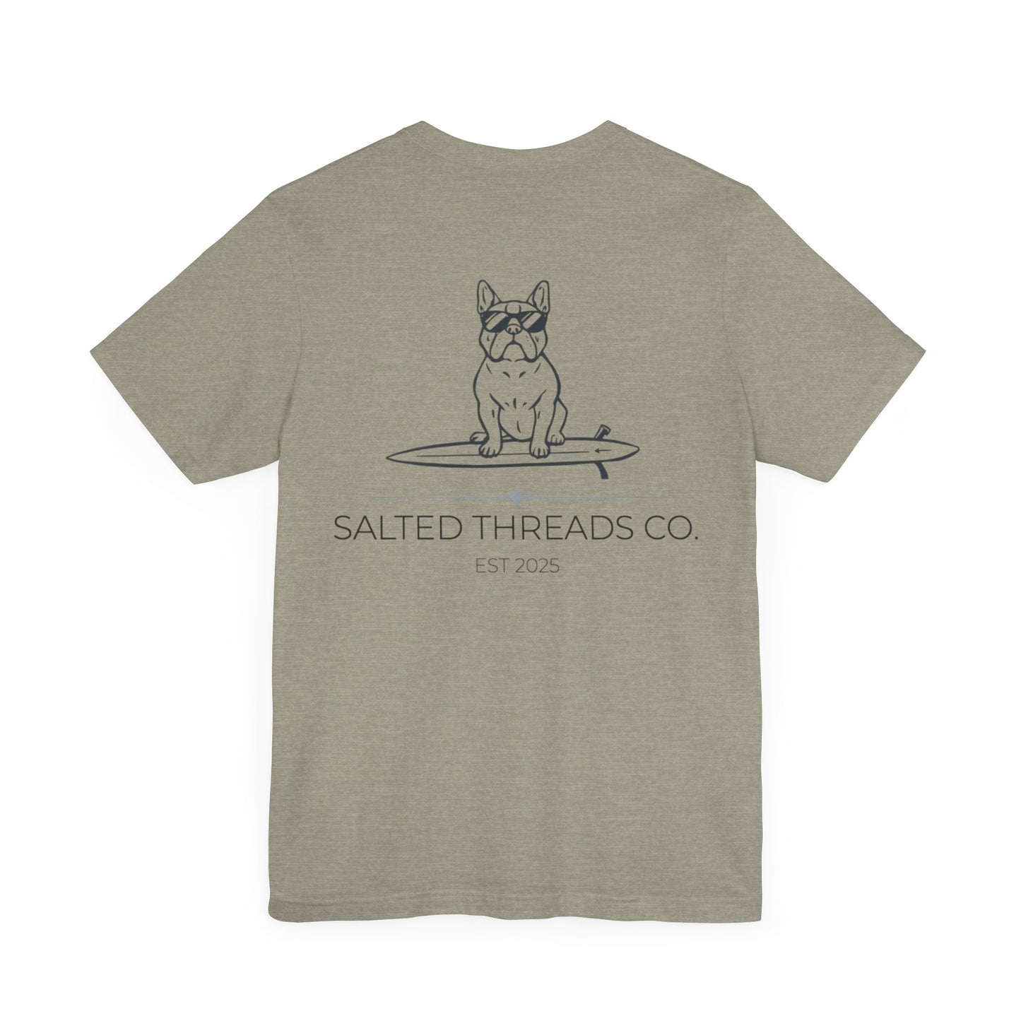 Salted Threads Co. Unisex Surf Dog Tee - Casual Summer Wear