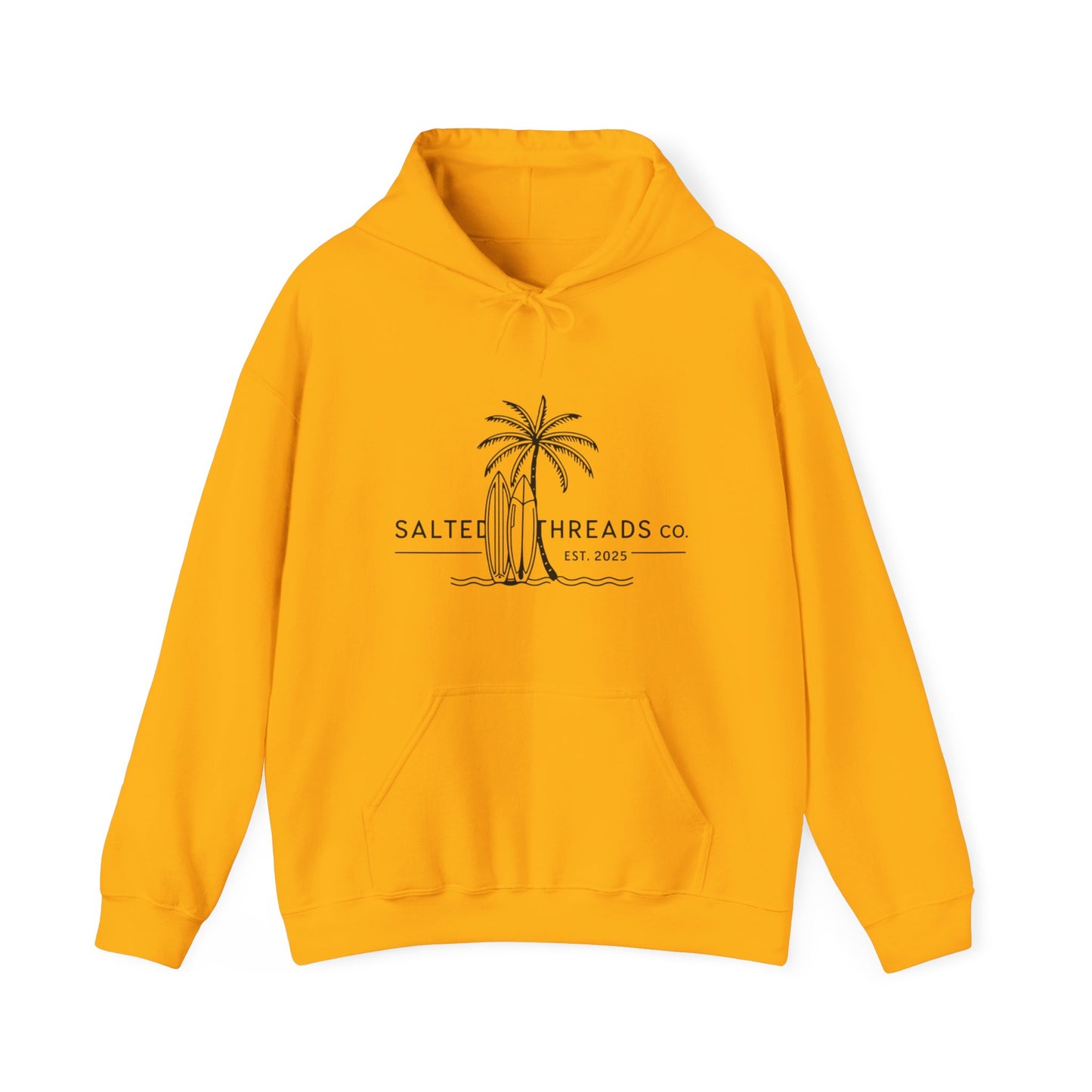 Beach Vibes Hooded Sweatshirt Gold