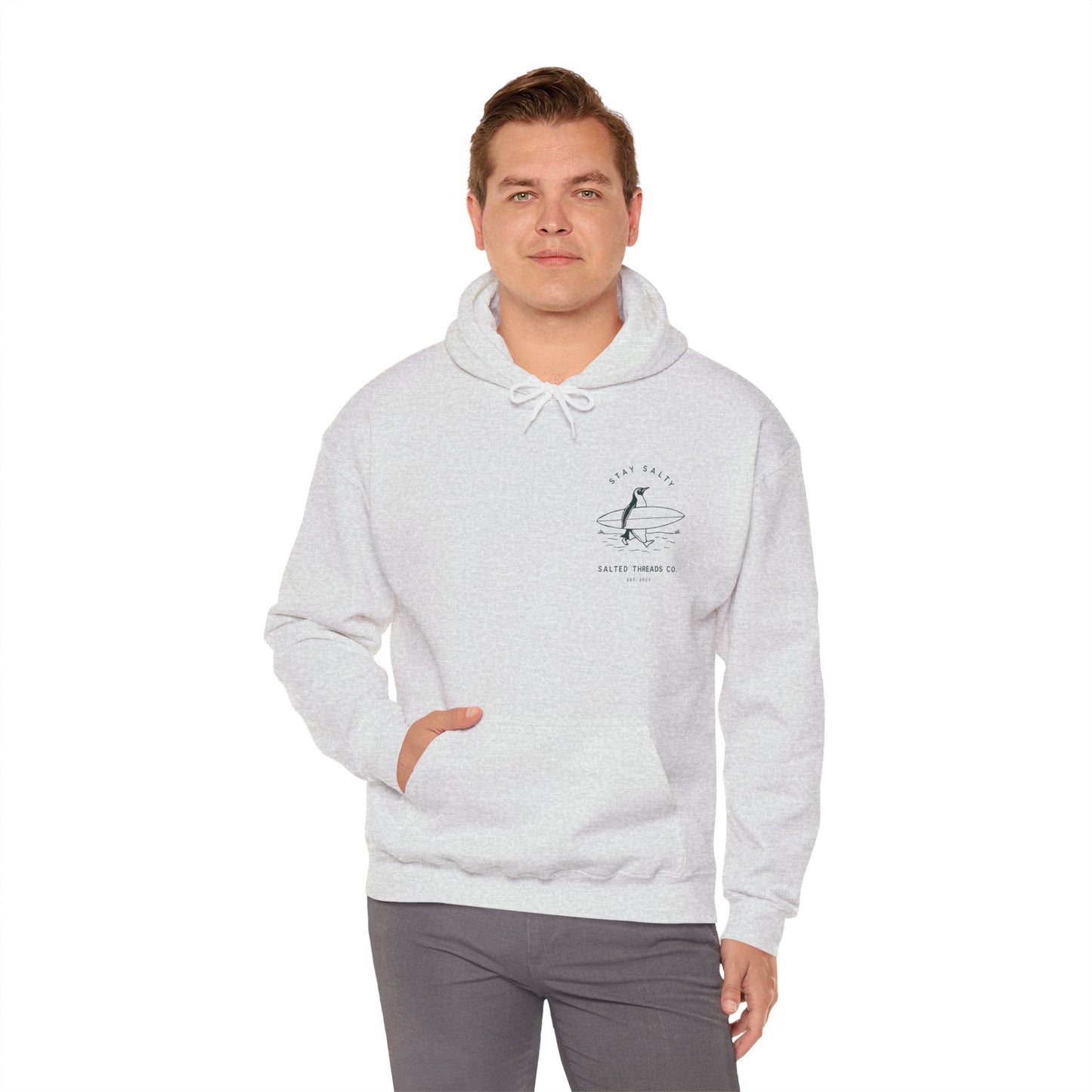 Stay Salty Penguin – Cozy Heavy Blend Hoodie