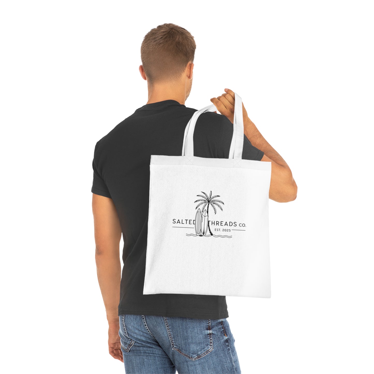 Salted Threads Co. Surf-Inspired Cotton Tote Bag