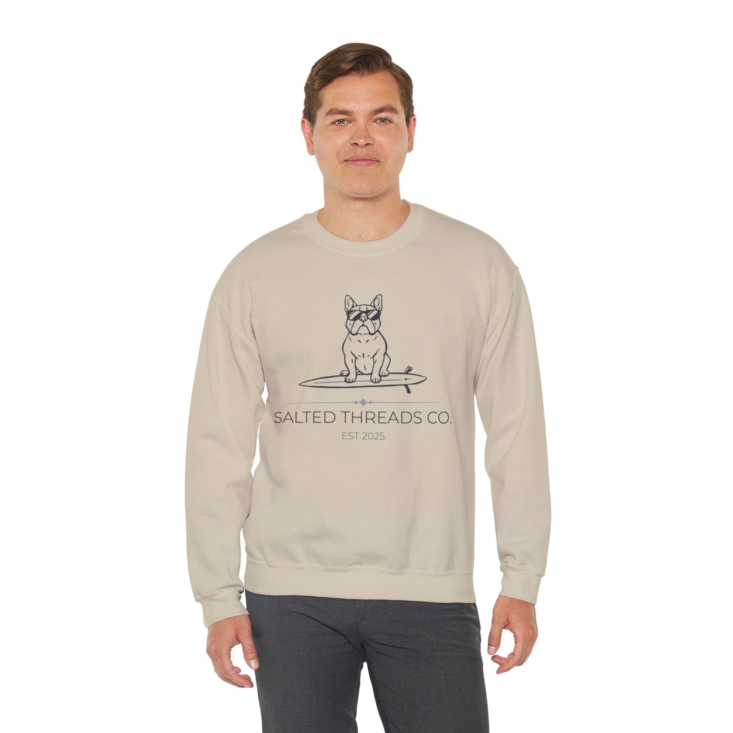 Salted Threads Co. French Bulldog Crewneck Sweatshirt