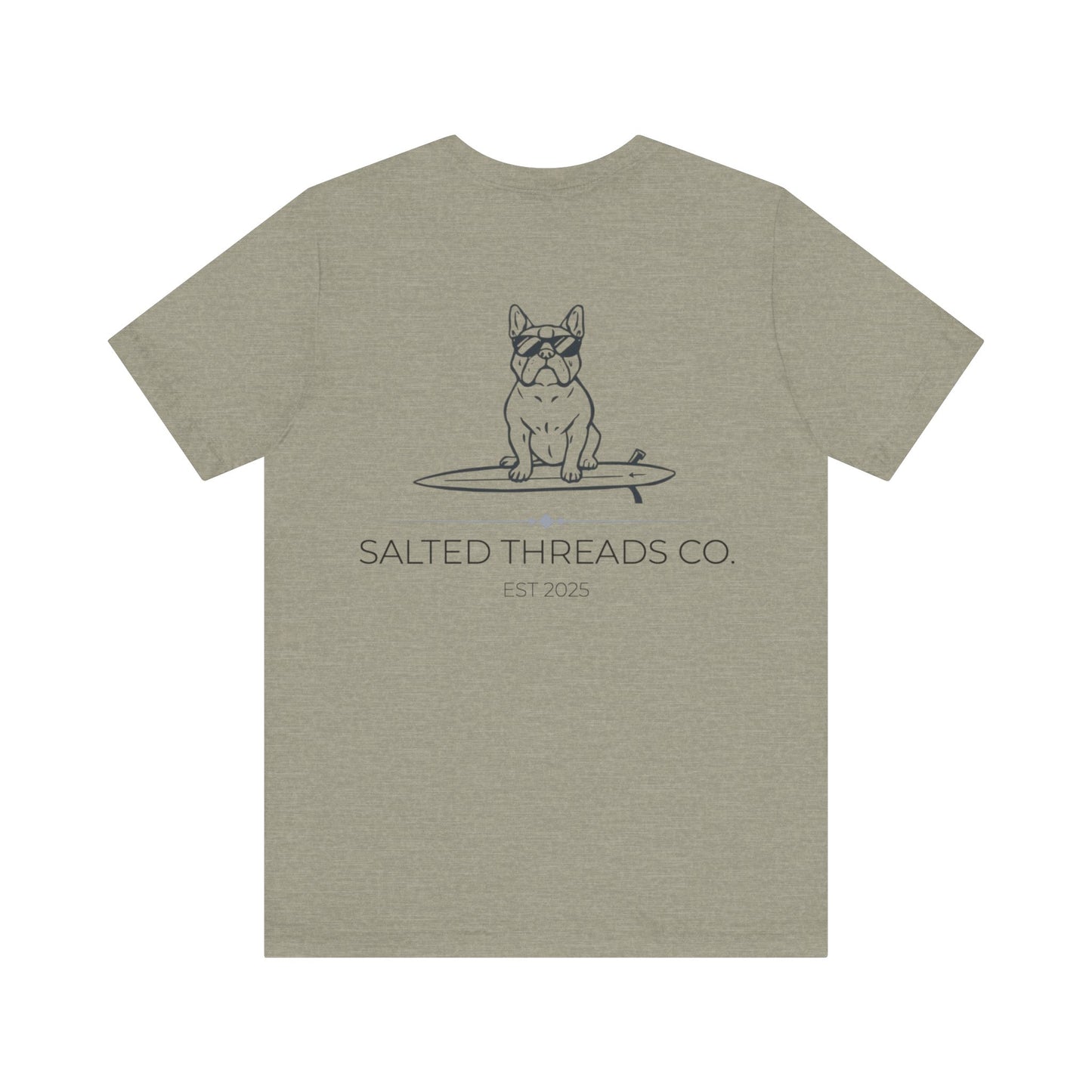 Salted Threads Co. Unisex Surf Dog Tee - Casual Summer Wear