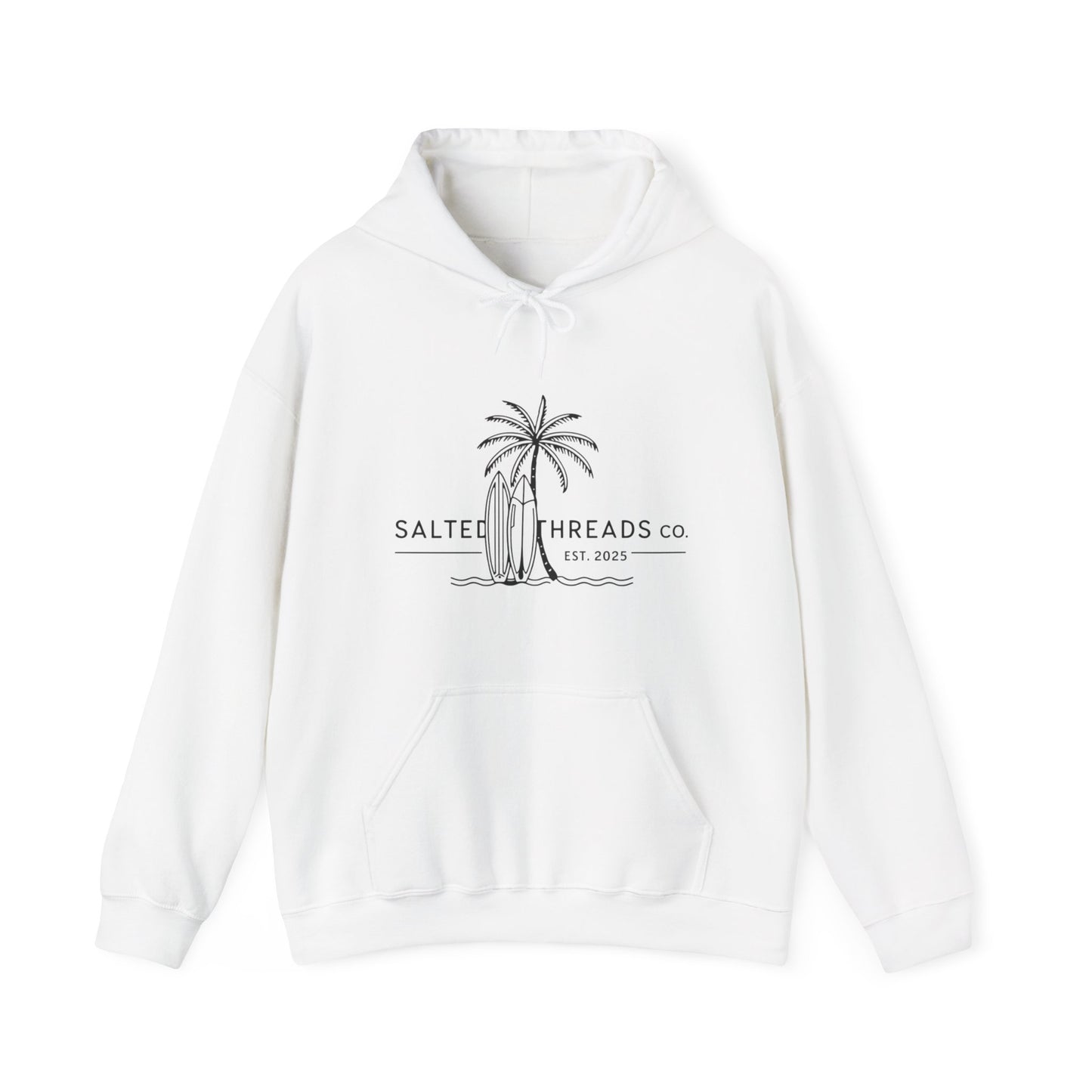 Beach Vibes Hooded Sweatshirt White